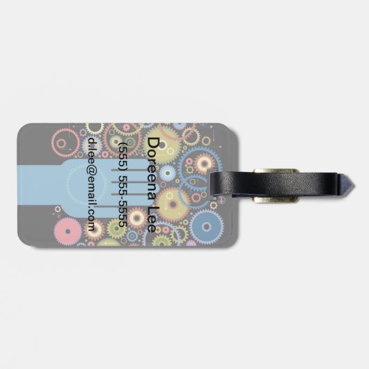 動きの概念 ラゲッジタグ (裏面横)