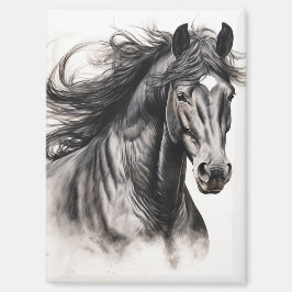 動きの自由：黒馬マグネット マグネット