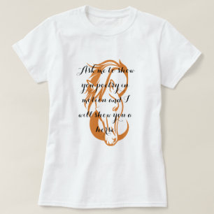 動きの詩,馬好き引用文 Tシャツ