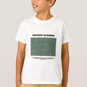 動きの錯覚(目の錯覚) Tシャツ