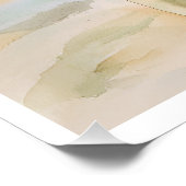 動きの静寂 – 禅ビーチ石 ポスター (コーナー)