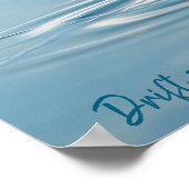 動きの静穏：浮きタンポポの種子 ポスター (角)