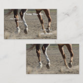 動きの馬のひづめ 名刺 (正面/裏面)