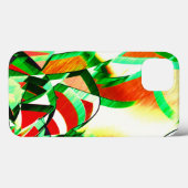 動きや霧雨をシミュレートするスキングリーンバンド Case-Mate iPhoneケース (裏面 (横))