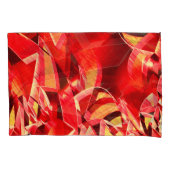 動きをシミュレートするスクラッチされた赤いリボン 枕カバー (正面左)