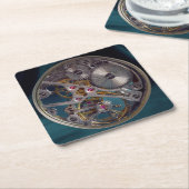 動きを見る スクエアペーパーコースター (アングル)