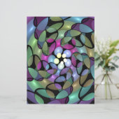 動きカラフル抽象芸術のフラクタル芸術を打つ (スタンド正面)