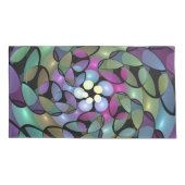 動きカラフル抽象芸術のフラクタル芸術を打つ 枕カバー (裏面)