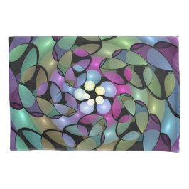 動きカラフル抽象芸術のフラクタル芸術を打つ 枕カバー