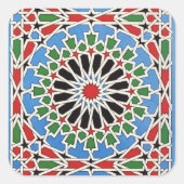 動きタイル正方形ステッカー スクエアシール (正面)