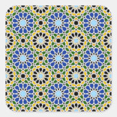 動きタイル正方形ステッカー スクエアシール (正面)