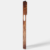 動きパターンの自然素朴な木スタイリッシュ Case-Mate iPhoneケース (裏面 / 右)