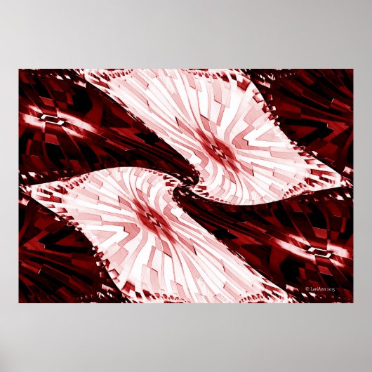 動き – 赤 ポスター (正面)