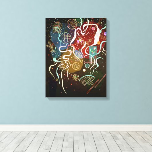 動き | Kandinsky | キャンバスプリント (インサイチュ (ウッドフロア))