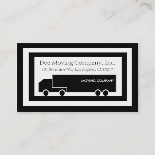 動くか、またはMovers or Trucking Companyの白書 名刺