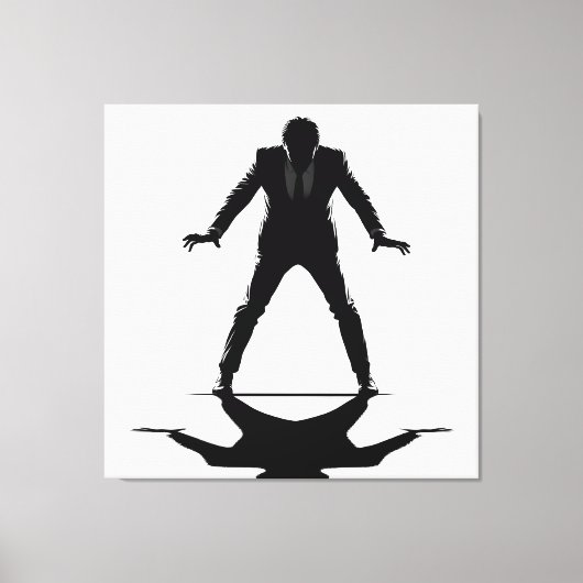 動くな！ キャンバスプリント (正面)