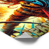 動くな！ドレッドロック歴代誌4巻表紙 ポスター (角)