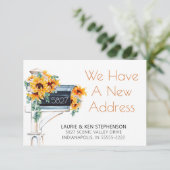 動くひまわりユーカリプタスメールボックスの水色 (スタンド正面)