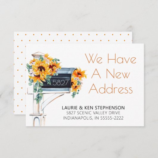 動くひまわりユーカリプタスメールボックスの水色 (正面/裏面)