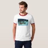 動くアカエイ - 写真デザイン | Tシャツ (正面フル)