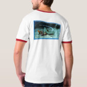 動くアカエイ - 写真デザイン | Tシャツ (裏面)