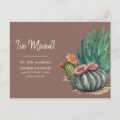 動くアナウンスデザートカクティボタニカル ポストカード (正面)