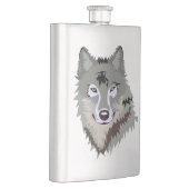 動くオオカミ フラスク (右)