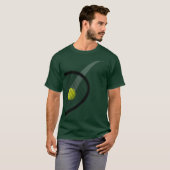 動くテニスボールヒットモーション Tシャツ (正面フル)