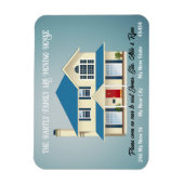 動くパーソナライズされた発表のシンプル マグネット (縦)