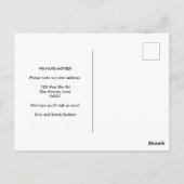 動く告知かわいいデイジーブーケ色彩の鮮やか手 ポストカード (裏面)