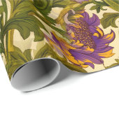 動く花ロマンチックな日陰 ラッピングペーパー (ロールコーナー)