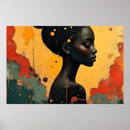 動じない壁画 ポスター (正面)