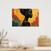 動じない壁画 ポスター (キッチン)