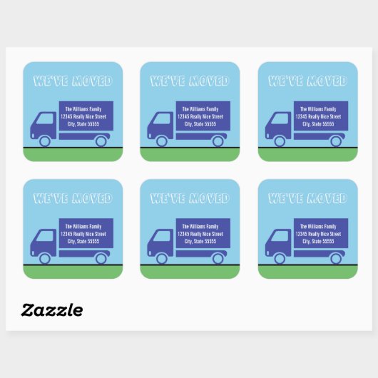 動カスタム動トラックの発表 スクエアシール (シート)