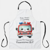 動カラフル作の準備ができて! エプロン (正面)