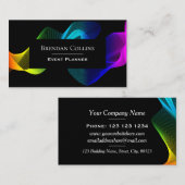 動カラフル波動アイキャッチ 名刺 (正面/裏面)