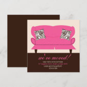 動スタイリッシュ中の発表 案内状 (正面/裏面)