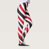 動ストライプ中の レギンス (右)