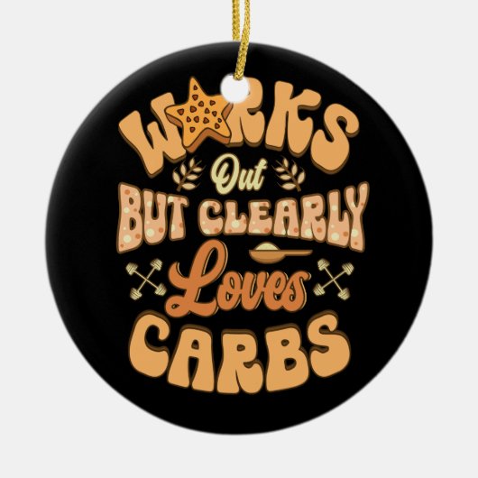 動作するが、明らかにカーブフィットネスTee Moti セラミックオーナメント (正面)