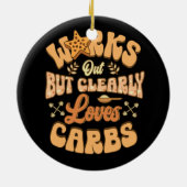 動作するが、明らかにカーブフィットネスTee Moti セラミックオーナメント (裏面)