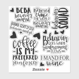 動作アナリストステッカー、BCBA、BCBA シール