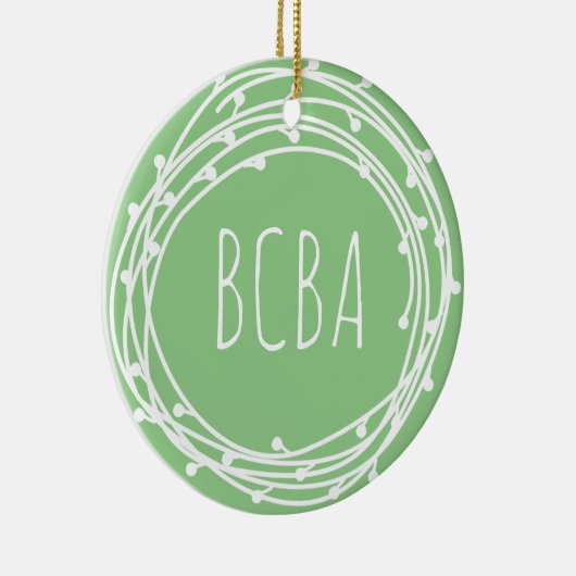 動作アナリスト, bcba, bcba gift, bcbaオーナメント, セラミックオーナメント (右)