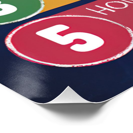 動作グラフポスター – 教室の動作 ポスター (コーナー)