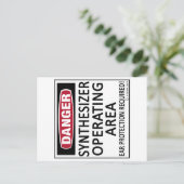 動作領域シンセサイザ ポストカード (スタンド正面)