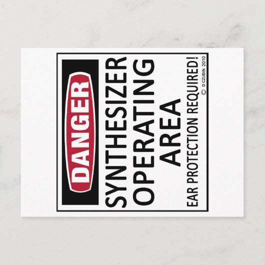 動作領域シンセサイザ ポストカード (正面)