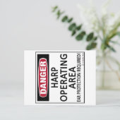 動作領域ハープ ポストカード (スタンド正面)