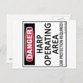 動作領域ハープ ポストカード (正面/裏面)