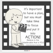 動作 シール (シート)