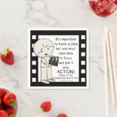 動作 スタンダードカクテルナプキン (インサイチュ)