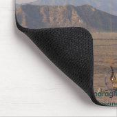 動力を与えられたパラグライダー-アリゾナの砂漠 マウスパッド (コーナー)